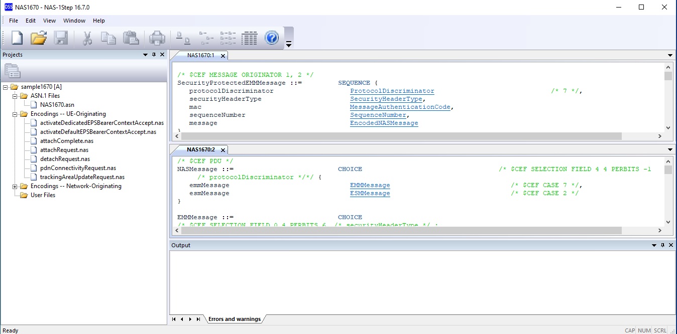 ASN.1 schema viewer windows