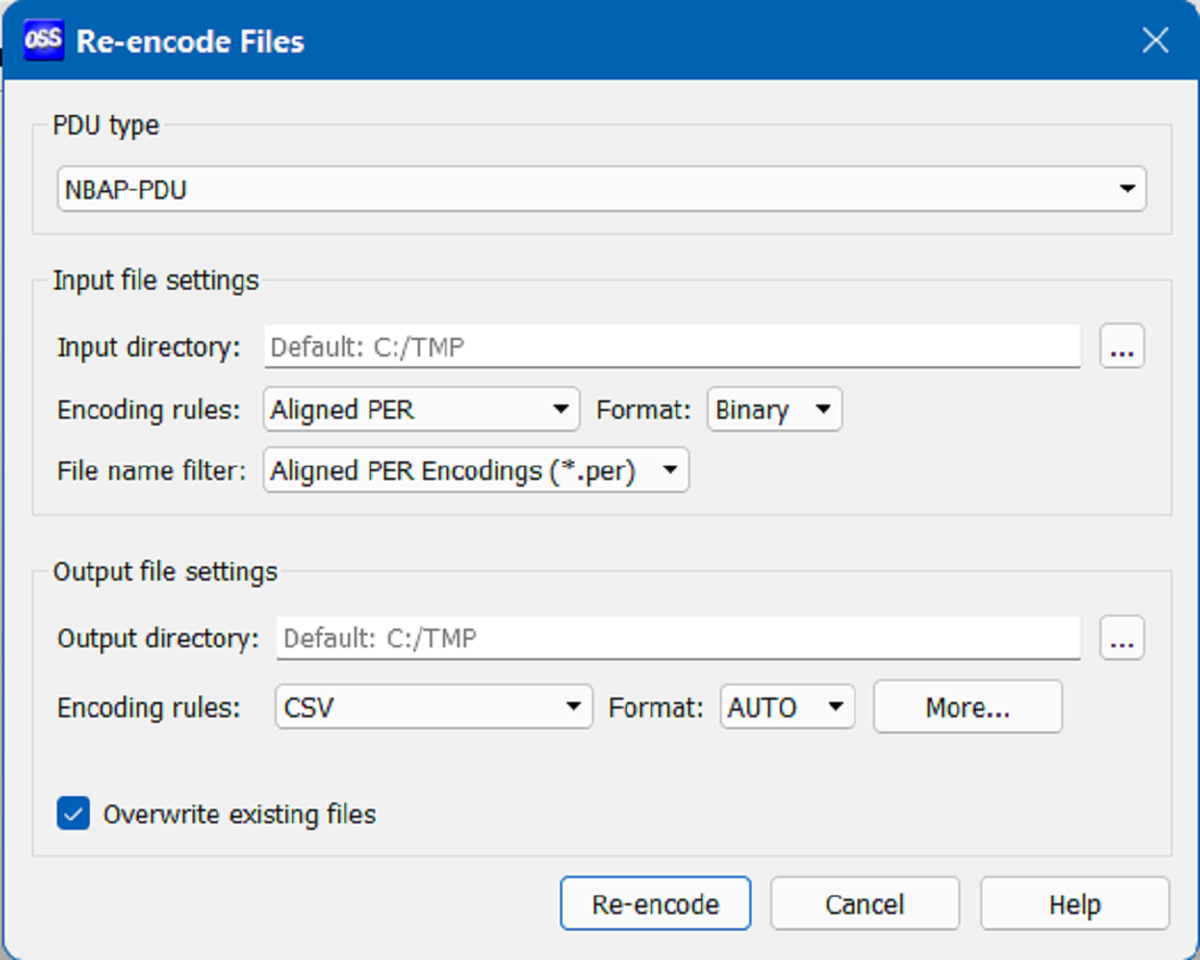 Re-encode Files